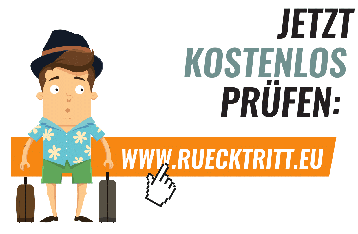 NoShow Max ruecktritt.eu Reiserecht München Pauschalreise Reiserücktritt Stornokosten zurückfordern