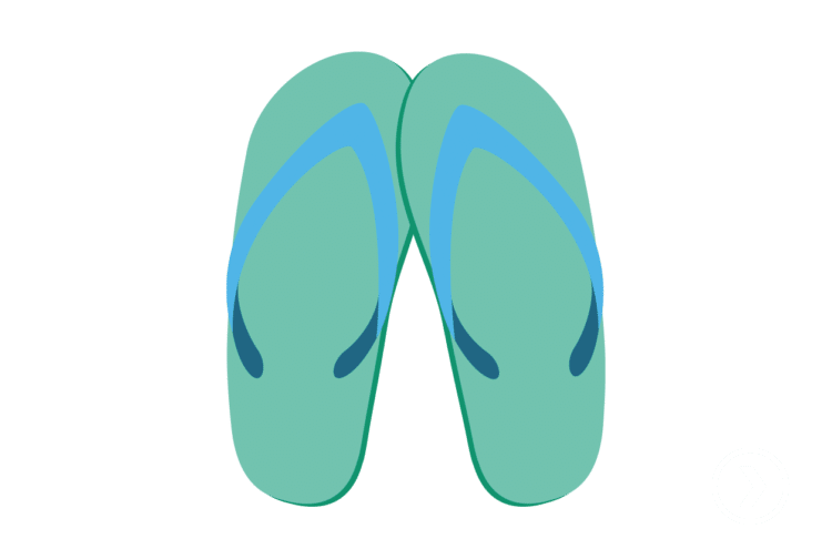 Flip Flops für den Strand